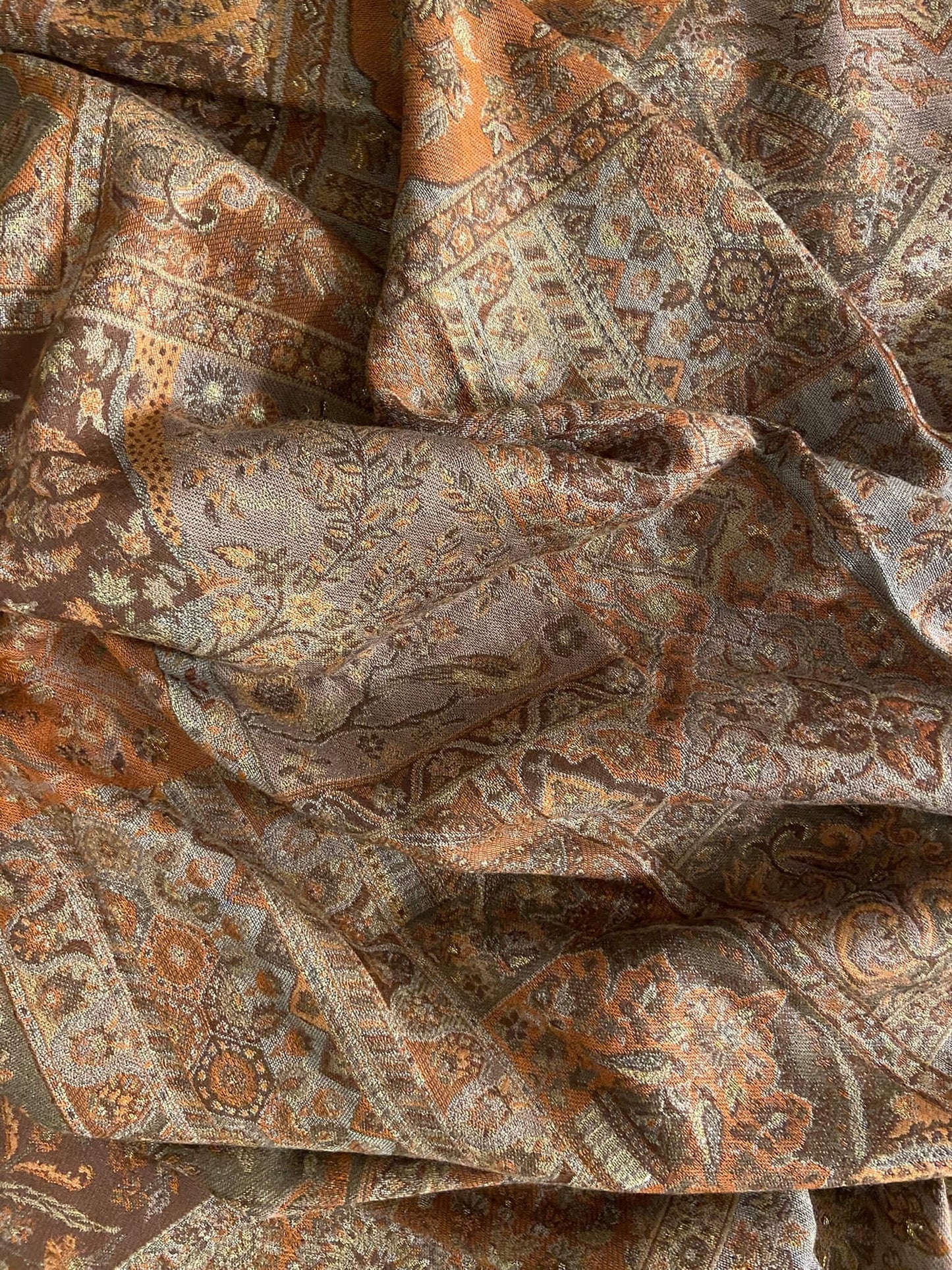 Gold Thread |Gold Thread Design Shawl