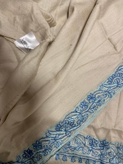 Border Embroidery Design | Beige Blue Order