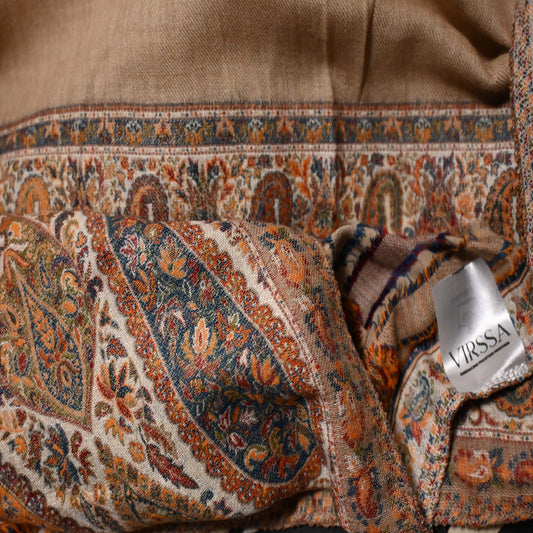 Paisley Design|Paisley Beige Pashmina Shawl
